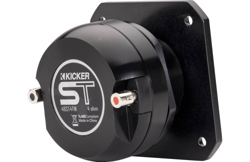 Kicker 49ST4TW ST Series Single 1-1/2" 50W RMS Aluminum Dome Bullet Tweeter