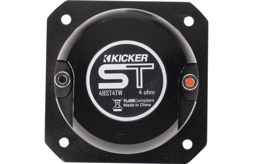 Kicker 49ST4TW ST Series Single 1-1/2" 50W RMS Aluminum Dome Bullet Tweeter