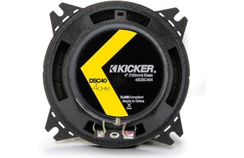 Kicker 43DSC404 DS Series 4" 30W RMS 2-Way Car Speakers