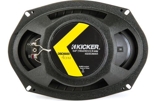 Kicker 43DSC69304 DS Series 6x9" 90W RMS 3-Way Car Speakers