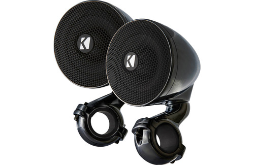 Kicker 47PSMB34 3" 50W RMS Enclosed Mountable Speaker Pods (4 Ohms) - Black