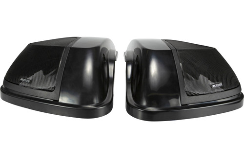 Kicker 46HDBL Custom-fit Bag Lids for Select 2014+ Harley Davidson (Speakers not Included) 