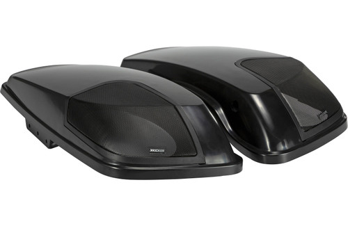 Kicker 46HDBL Custom-fit Bag Lids for Select 2014+ Harley Davidson (Speakers not Included) 