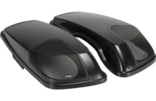 Kicker 46HDBL Custom-fit Bag Lids for Select 2014+ Harley Davidson (Speakers not Included) 