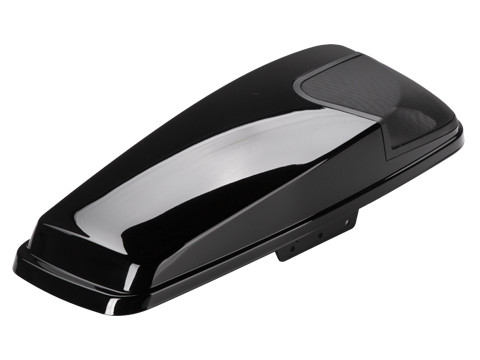 Kicker 46HDBLVB Custom-fit Bag Lids for Select 2014+ Harley Davidson (Speakers not Included) - Vivid Black