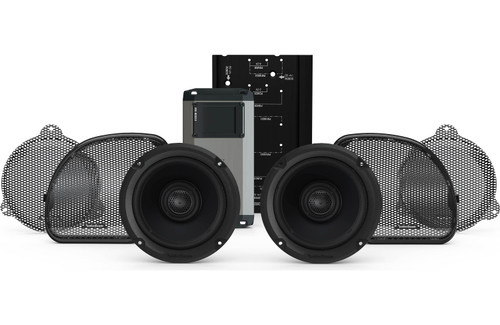 Rockford Fosgate HD14-STG2 Stage-2 Speaker & Amp Kit for 2014-2023 Harley-Davidson Street Glide & Road Glide (Gen-3)