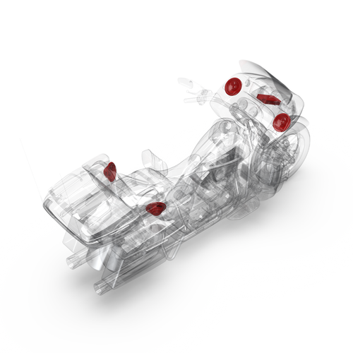 Rockford Fosgate HD14U-STG2 2014+ Harley-Davidson Ultra Stage-2 Kit (Gen-3)