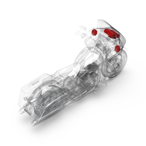 Rockford Fosgate HD9813RG-PMX-STG2 1998-2013 Harley-Davidson Road Glide PMX Stage-2 Kit (Gen-3)