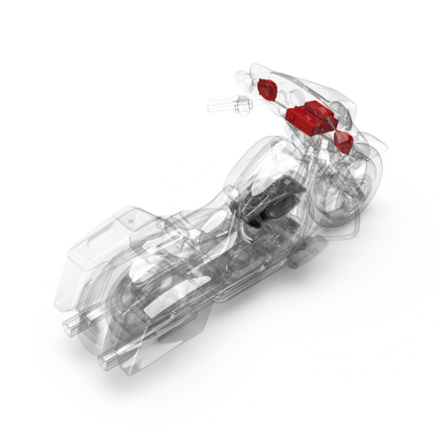 Rockford Fosgate HD9813SG-PMX-STG2 1998-2013 Harley-Davidson Street Glide & Electra Glide PMX Stage-2 Kit (Gen-3)