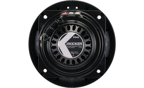 Kicker PS42 4" 2-Way PS Series Coaxial Speakers (2-ohm)