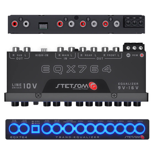 Stetsom EQX764 7 Band Graphic Equalizer