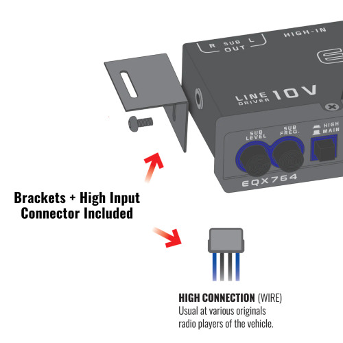 Stetsom EQX764 7 Band Graphic Equalizer