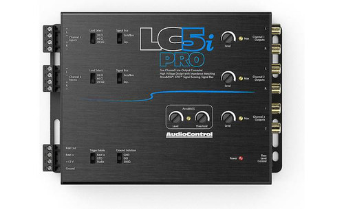 AudioControl LC5i PRO 5 Channel Line Out Converter with AccuBASS & Dash Remote