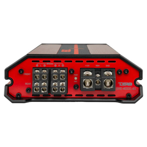 DS18 SXE-4000.4D/RD SXE Class D 4-Channel Full-Range Car Amplifier - 275W RMS x 4