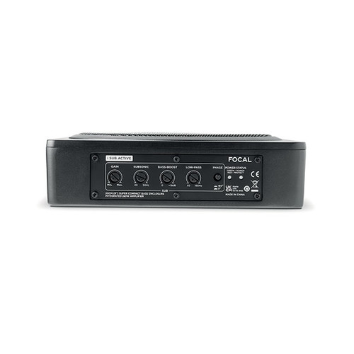 Focal ISub Active 8" 130W RMS Flat Active Subwoofer 