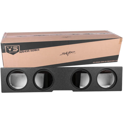 Skar Audio Quad 8" Armor Ported Subwoofer Enclosure for 2019-Up Chevy Silverado & GMC Sierra Crew Cab 