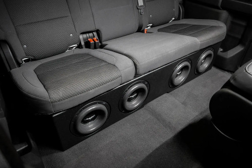 Skar Audio Quad 8" Armor Ported Subwoofer Enclosure for 2019-Up Chevy Silverado & GMC Sierra Crew Cab 