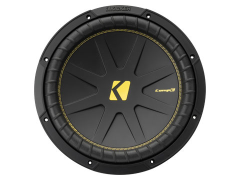 Kicker 50CWCS124 CompC Series 12" 300W RMS Subwoofer - SVC 4 Ohm