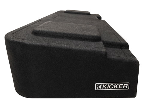 Kicker 51KGMDL7T122 L7T Custom Fit Dual 12" 1200W RMS Down Firing Subwoofer Enclosure for Select Chevy/GMC Vehicles -  2 Ohm
