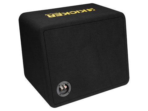 Kicker 50VCWC124 CompC Series Single 12" 300W RMS Loaded Enclosure - 4 Ohm 