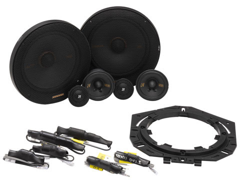 Kicker 51KSS365 KSS Series 6.5" 80W RMS 3-Way Component Speaker System