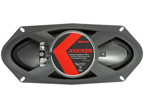 Kicker 51KSC41004 KS Series 4"x10" 75W RMS 2-Way Car Speakers