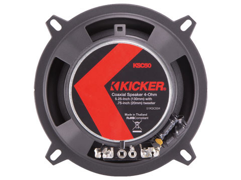 Kicker 51KSC504 KS Series 5-1/4" 75W RMS 2-Way Car Speakers