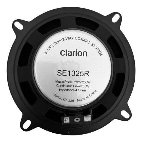Clarion SE1325R 5.25” 30W RMS 2-Way Coaxial Speakers