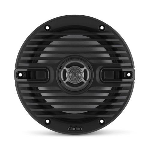 Clarion CMS-651-CWB 6.5" 30W RMS Marine Coaxial Speakers with Classic Grills