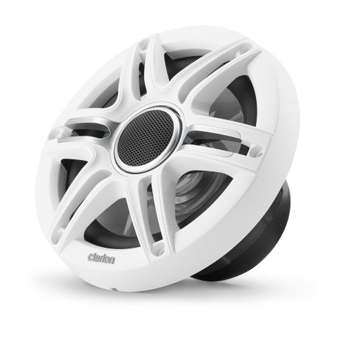 Clarion CMSP-651-SWG 6.5" 50W RMS Premium Marine Coaxial Speakers with Sport Grilles