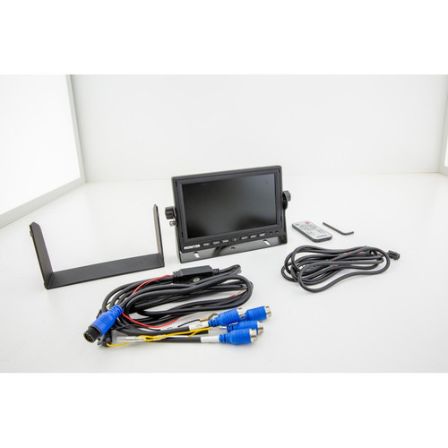 EchoMaster PMON-7044-AHD 7” AHD Monitor with 4 Channel HD Video Inputs