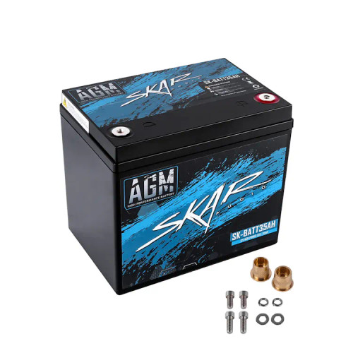 Skar Audio SK-BATT35AH 12V AGM 525 Amp 35Ah Car Audio Battery