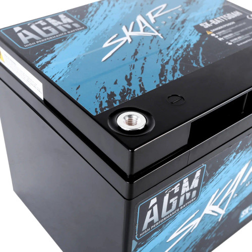 Skar Audio SK-BATT50AH 12V AGM 750 Amp 50Ah Car Audio Battery 