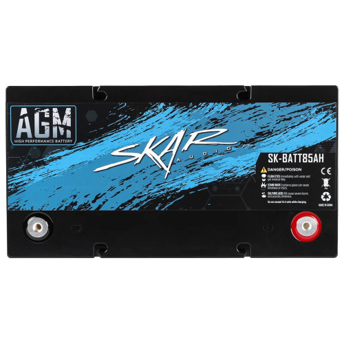 Skar Audio SK-BATT85AH 12V AGM 1,275 Amp 85Ah Car Audio Battery