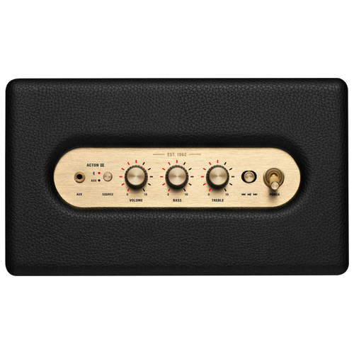 Marshall Acton III Compact Bluetooth Speaker - Black
