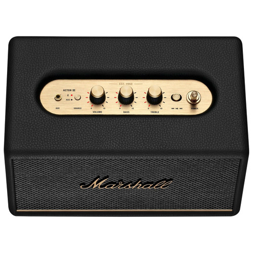 Marshall Acton III Compact Bluetooth Speaker - Black