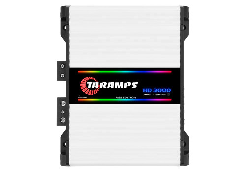 Taramps HD3000 RGB Edition 3000W RMS Class D Monoblock Car Amplifier 