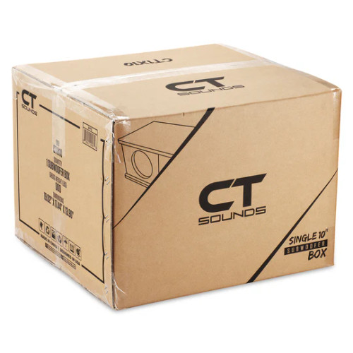 CT Sounds CT1X10 Single 10” Kerf Port Universal Car Subwoofer Box