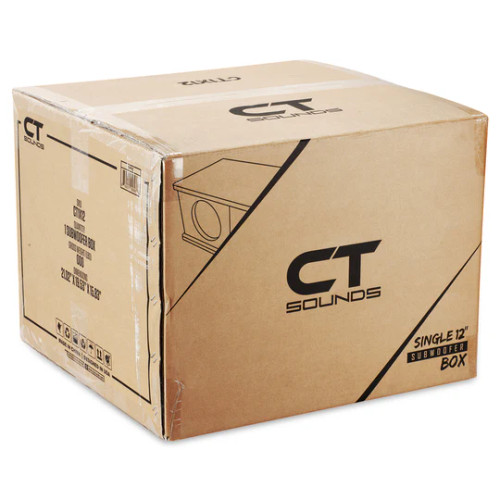 CT Sounds CT1X12 Single 12” Kerf Port Universal Car Subwoofer Box