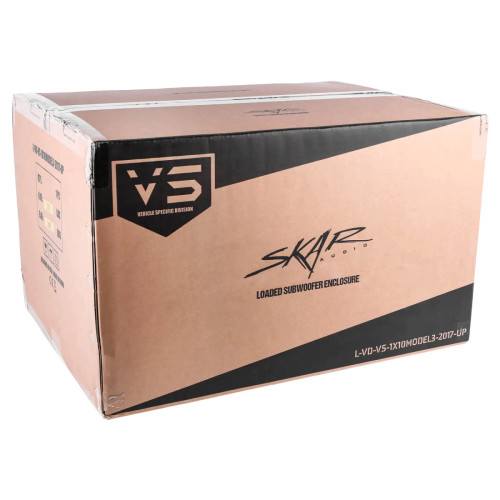 Skar Audio Single 10" 500W RMS Loaded Subwoofer Enclosure for 2017-2024 Tesla Model 3 Vehicles