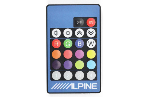 Alpine S2-SB12 PrismaLink S2-Series Sealed Subwoofer Enclosure with 12" 600W RMS Subwoofer and RGB Lighting