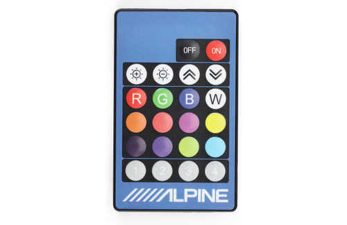 Alpine S2-SB10 PrismaLink S2-Series Sealed Subwoofer Enclosure with 10" 600W RMS Subwoofer and RGB Lighting