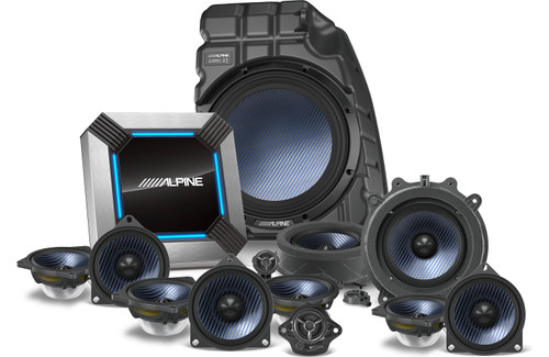 Alpine PSS-TSLA-213P 13-Speaker Sound System Upgrade for the 2018-2021 Tesla Model 3 with Factory Premium Audio