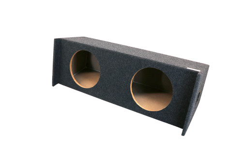 Atrend A122-12CPV Dual 12” Vented Down Firing Subwoofer Enclosure with Universal Fit for Select SUV Vehicles