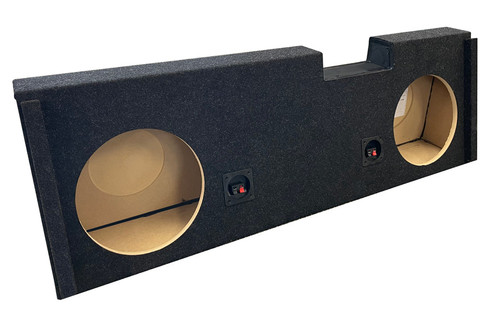 Atrend A184-10CP Dual 10" Sealed Subwoofer Enclosure for 2007-2023 Chevrolet Silverado and GMC Sierra Crew Cab