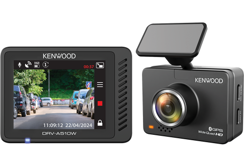Kenwood DRV-A510W HD Dash Cam with 2" Display, GPS and Wi-Fi