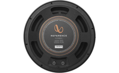 Infinity 123SWL Reference Series 12" 400 Watts RMS Shallow Mount Subwoofer