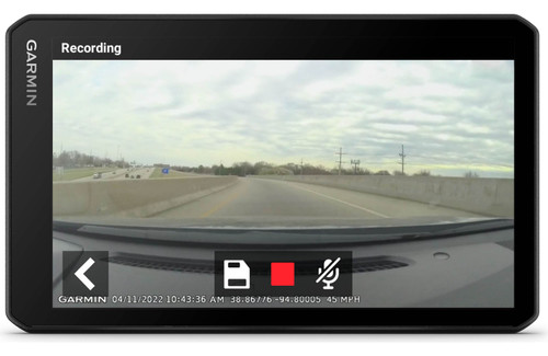 Garmin RVcam 795 7" RV Navigator with Built-in Dash Cam