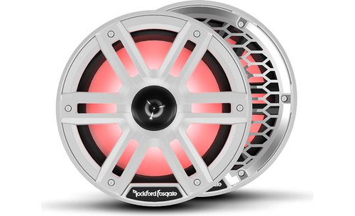 Rockford Fosgate M2-8H M2 Series 8" 300W RMS Colour-Optix Marine Speakers with horn tweeter - White