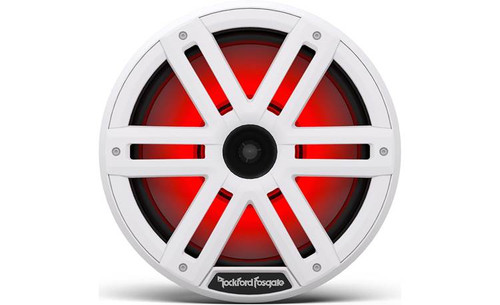 Rockford Fosgate M2-10H M2 Series 10" 300W RMS Colour-Optix Marine Speakers with Horn Tweeter - White